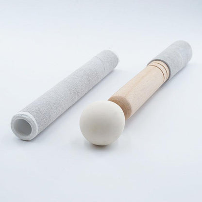 Various Mallets Delicate Suede Striker For Singing Bowl Holy Grail Quartz Handle Bowls - HLURU.SHOP