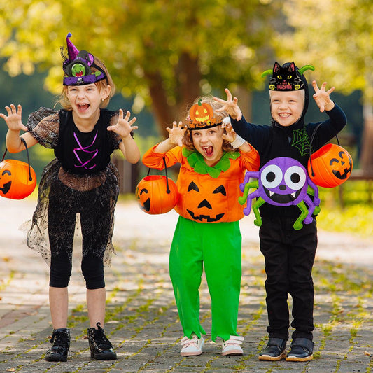 Lighteme 6pc Halloween Paper Hats or Headband Set