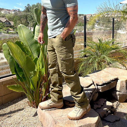 Lighteme Men's Cargo Pants Wear-resistant Work Pants