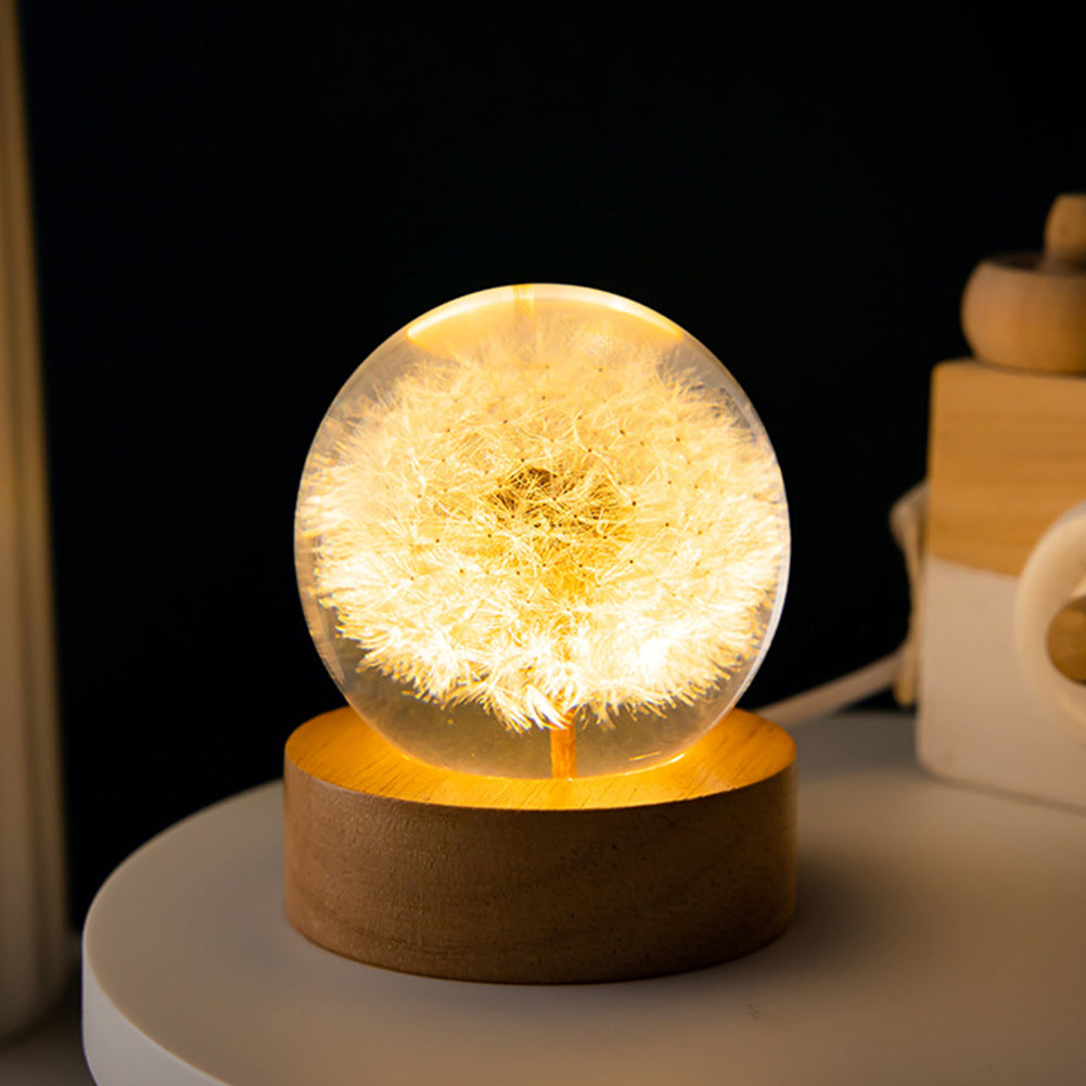 Lighteme Mini Crystal Ball Night Light