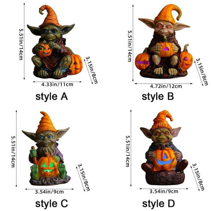 Lighteme - Halloween Resin Statue with Pumpkin Lamp | BUY 1 GET 1 FREE