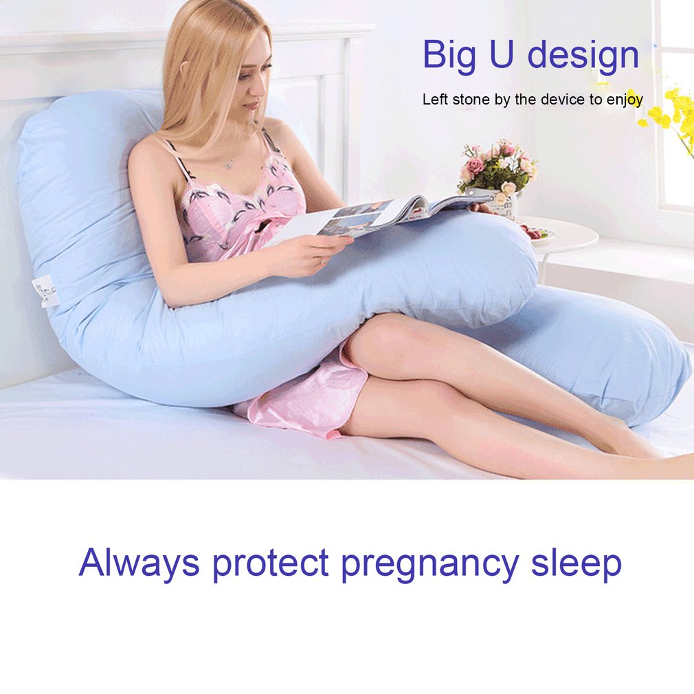 Lighteme All Night Sleep Pregnancy U Pillow- Must Have for Regular Comfort & Maternity Sleep