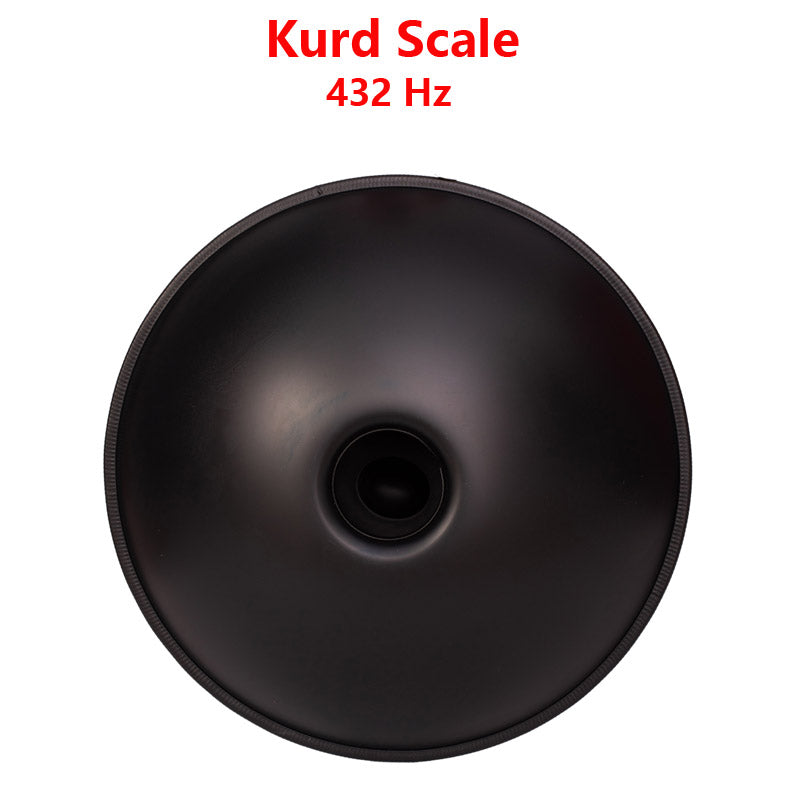 Kurd Celtic Scale D Minor 22 In 10 Tone Stainless Steel Handpan Drum In 432  440 Hz – LIGHTEME