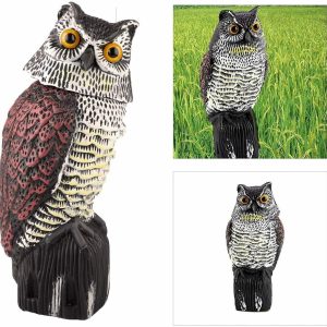 Lighteme Owl lure with rotating head - The owl with rotating head keeps watch