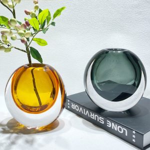 Lighteme Amber Creative Glass Vase