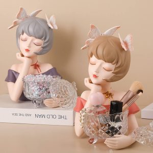 Lighteme Butterfly Girl Desktop Storage Decoration