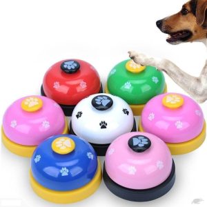 Lighteme Creative Cat Dog Feeding Dinner Bell Toy Pet Training Ring Bell (6 Colors)
