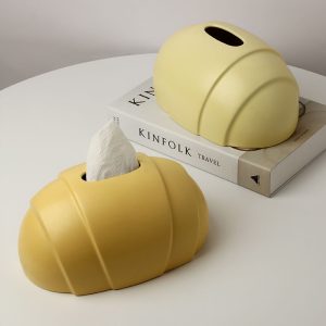 Lighteme Croissant Shaped Ceramic Tissue Storage Box