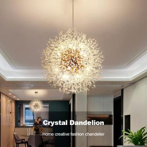 Lighteme Crystal Dandelion Chandelier