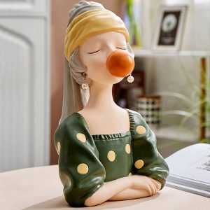 Lighteme Earring Girl Resin Decoration