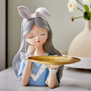 Lighteme Elegant Girl Storage Decoration Ornaments
