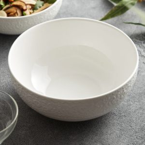 Lighteme Embossed Ceramic Bowl