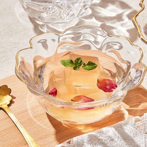 Lighteme Flower Shaped Glass Bowl