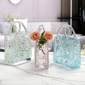 Lighteme Handbag Glass Vase