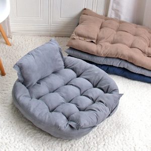 Lighteme Ultimate 3-in-1 Cozy Pet Bed: Bed. Mat. and Sofa