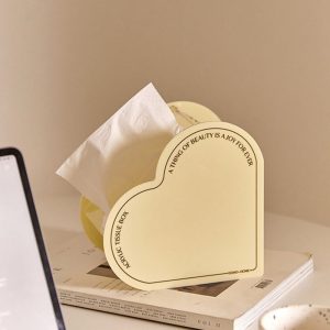 Lighteme Heart Acrylic Tissue Box