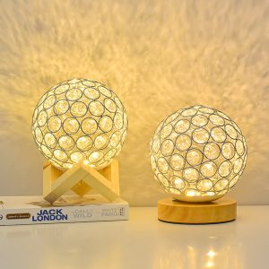 Lighteme Hollow Crystal Desk Lamp