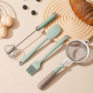 Lighteme Milk Green Silicone Baking Set