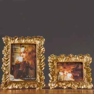 Lighteme Palm Leaf Metal Photo Frame