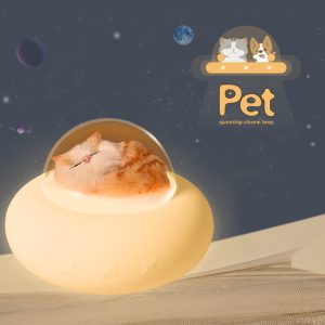 Lighteme Pet Spaceship Silicone Lamp