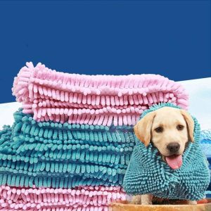 Lighteme Pet Quick-drying Bath Towel (4 colors & 3 sizes)