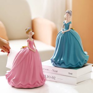 Lighteme Princess Dress Resin Tissue Box