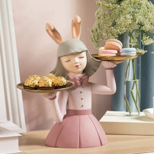 Lighteme Rabbit Girl Resin Storage