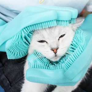 Lighteme Silicone Dog Pet Deshedding Brush Glove