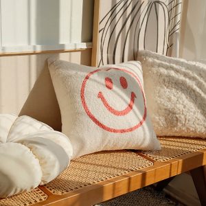 Lighteme Smile Throw Pillow Cover