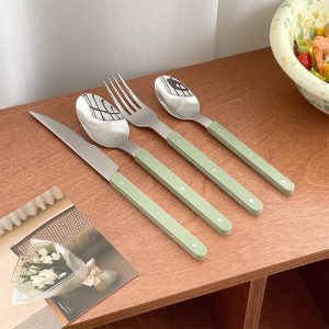 Lighteme Splicing Stainless Steel Flatware 4Pcs Set