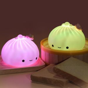 Lighteme Steamed Bun Silicone Night Lamp