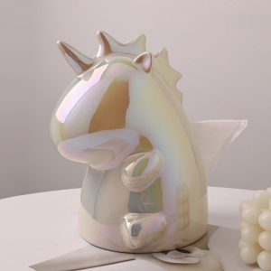 Lighteme Unicorn Ceramic Tissue Storage Box