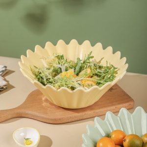 Lighteme Wavy Edge Ceramic Bowl