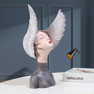 Lighteme Wing Girl Resin Decoration