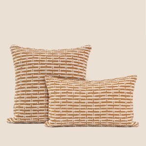 Lighteme Woven Grid Throw Pillow Cover