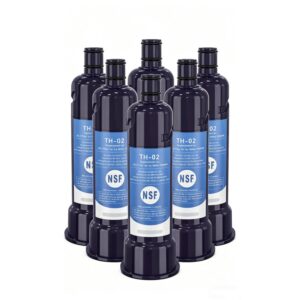 CoachFilters Compatible F2WC9I1, ICE2 Ice Maker Water Filter, 6Pack