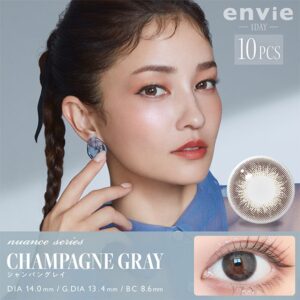 Envie UV One-Day Color Contact Lenses Champagne Gray