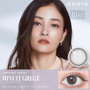 Envie UV One-Day Color Contact Lenses Minuit Grege