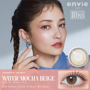 Envie UV One-Day Color Contact Lenses Water Mocha Beige