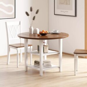 Lowe Round Drop Leaf Dining Table