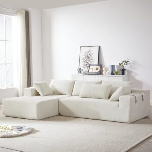 Modern Modular L Shaped Sectional Sleeper Couch