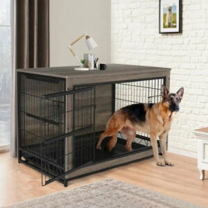 44.1 Salma Rustic Large Dog Crates Furniture