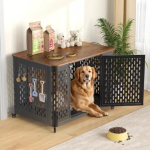 43.7 Kian Heavy Duty Large Dog Crates Furniture