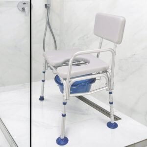 500lbs Shower Transfer Bench With Commode