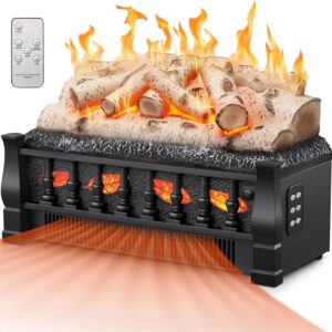 Electric Portable Fake Log Fireplace Insert