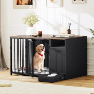 55 Keller Large Dog Crates Furniture With Bowl