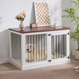 47.2 Rabia Farmhouse Large Dog Crates Furniture