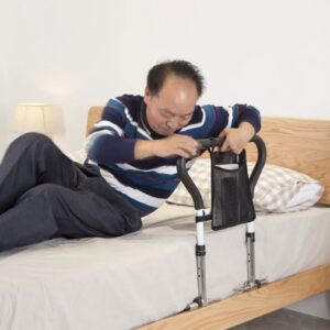 Senior Safety Bed Rail (Curve Handle)