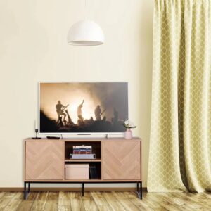 Zac Mid Century TV Media Cabinet Console