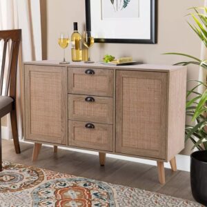 Bushra Rattan Sideboard Buffet Cabinet